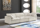 Cozy Cream Velvet Cloud Modular Sofa - Town Of Bargains Furniture - NY