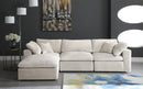 Cozy Cream Velvet Cloud Modular Sectional - Town Of Bargains Furniture - NY