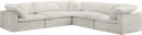 Cozy Cream Velvet Cloud Modular Sectional - Town Of Bargains Furniture - NY