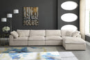 Cozy Cream Velvet Cloud Modular Sectional - Town Of Bargains Furniture - NY