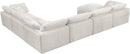 Cozy Cream Velvet Cloud Modular Sectional - Town Of Bargains Furniture - NY