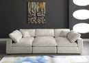 Cozy Cream Velvet Cloud Modular Sectional - Town Of Bargains Furniture - NY