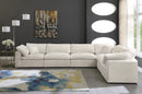 Cozy Cream Velvet Cloud Modular Sectional - Town Of Bargains Furniture - NY