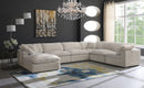 Cozy Cream Velvet Cloud Modular Sectional - Town Of Bargains Furniture - NY