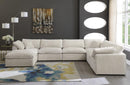 Cozy Cream Velvet Cloud Modular Sectional - Town Of Bargains Furniture - NY