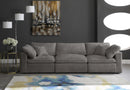 Cozy Grey Velvet Cloud Modular Sofa - Town Of Bargains Furniture - NY