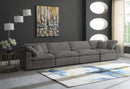 Cozy Grey Velvet Cloud Modular Sofa - Town Of Bargains Furniture - NY