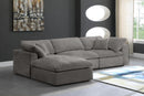 Cozy Grey Velvet Cloud Modular Sectional - Town Of Bargains Furniture - NY