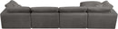 Cozy Grey Velvet Cloud Modular Sectional - Town Of Bargains Furniture - NY
