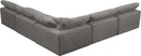 Cozy Grey Velvet Cloud Modular Sectional - Town Of Bargains Furniture - NY