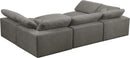 Cozy Grey Velvet Cloud Modular Sectional - Town Of Bargains Furniture - NY