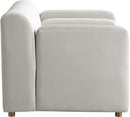 Naya Cream Velvet Chair - Town Of Bargains Furniture - NY