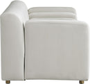 Naya Cream Velvet Loveseat - Town Of Bargains Furniture - NY