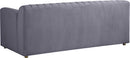 Naya Grey Velvet Loveseat - Town Of Bargains Furniture - NY