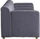 Naya Grey Velvet Sofa - Town Of Bargains Furniture - NY