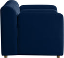 Naya Navy Velvet Chair - Town Of Bargains Furniture - NY
