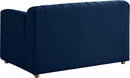 Naya Navy Velvet Chair - Town Of Bargains Furniture - NY