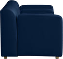 Naya Navy Velvet Loveseat - Town Of Bargains Furniture - NY