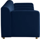 Naya Navy Velvet Sofa - Town Of Bargains Furniture - NY
