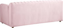 Naya Pink Velvet Loveseat - Town Of Bargains Furniture - NY