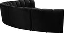 Infinity Black Velvet 6pc. Modular Sectional - Town Of Bargains Furniture - NY