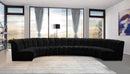 Infinity Black Velvet 7pc. Modular Sectional - Town Of Bargains Furniture - NY