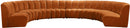 Infinity Cognac Velvet 8pc. Modular Sectional - Town Of Bargains Furniture - NY