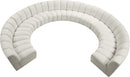 Infinity Cream Velvet 10pc. Modular Sectional - Town Of Bargains Furniture - NY