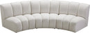 Infinity Cream Velvet 3pc. Modular Sectional - Town Of Bargains Furniture - NY