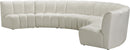 Infinity Cream Velvet 6pc. Modular Sectional - Town Of Bargains Furniture - NY