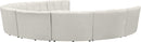 Infinity Cream Velvet 9pc. Modular Sectional - Town Of Bargains Furniture - NY
