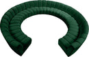 Infinity Green Velvet 11pc. Modular Sectional - Town Of Bargains Furniture - NY