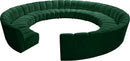Infinity Green Velvet 12pc. Modular Sectional - Town Of Bargains Furniture - NY
