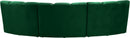 Infinity Green Velvet 3pc. Modular Sectional - Town Of Bargains Furniture - NY