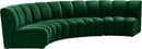 Infinity Green Velvet 4pc. Modular Sectional - Town Of Bargains Furniture - NY