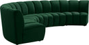 Infinity Green Velvet 5pc. Modular Sectional - Town Of Bargains Furniture - NY