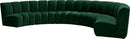 Infinity Green Velvet 6pc. Modular Sectional - Town Of Bargains Furniture - NY