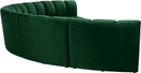 Infinity Green Velvet 6pc. Modular Sectional - Town Of Bargains Furniture - NY