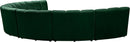 Infinity Green Velvet 7pc. Modular Sectional - Town Of Bargains Furniture - NY