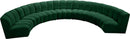 Infinity Green Velvet 7pc. Modular Sectional - Town Of Bargains Furniture - NY