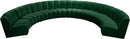 Infinity Green Velvet 8pc. Modular Sectional - Town Of Bargains Furniture - NY
