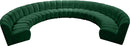 Infinity Green Velvet 9pc. Modular Sectional - Town Of Bargains Furniture - NY