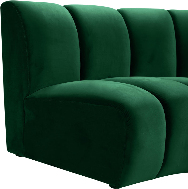 Infinity Green Velvet Modular Chair - Town Of Bargains Furniture - NY