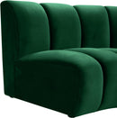Infinity Green Velvet 11pc. Modular Sectional - Town Of Bargains Furniture - NY