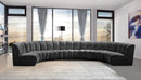 Infinity Grey Velvet 7pc. Modular Sectional - Town Of Bargains Furniture - NY
