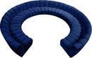 Infinity Navy Velvet 11pc. Modular Sectional - Town Of Bargains Furniture - NY