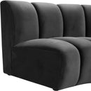 Infinity Grey Velvet 8pc. Modular Sectional - Town Of Bargains Furniture - NY