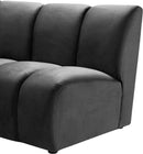 Infinity Grey Velvet 6pc. Modular Sectional - Town Of Bargains Furniture - NY