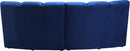 Infinity Navy Velvet 2pc. Modular Sectional - Town Of Bargains Furniture - NY