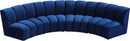 Infinity Navy Velvet 4pc. Modular Sectional - Town Of Bargains Furniture - NY
